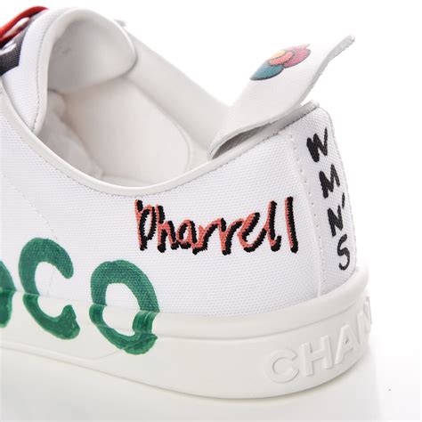 chanel x off white|chanel pharrell white shoes.